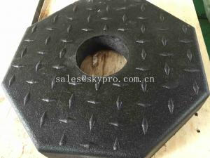 China Outdoor Rubber Pavers / Rubber Floor Paver Training Room Interlocking Tile on sale