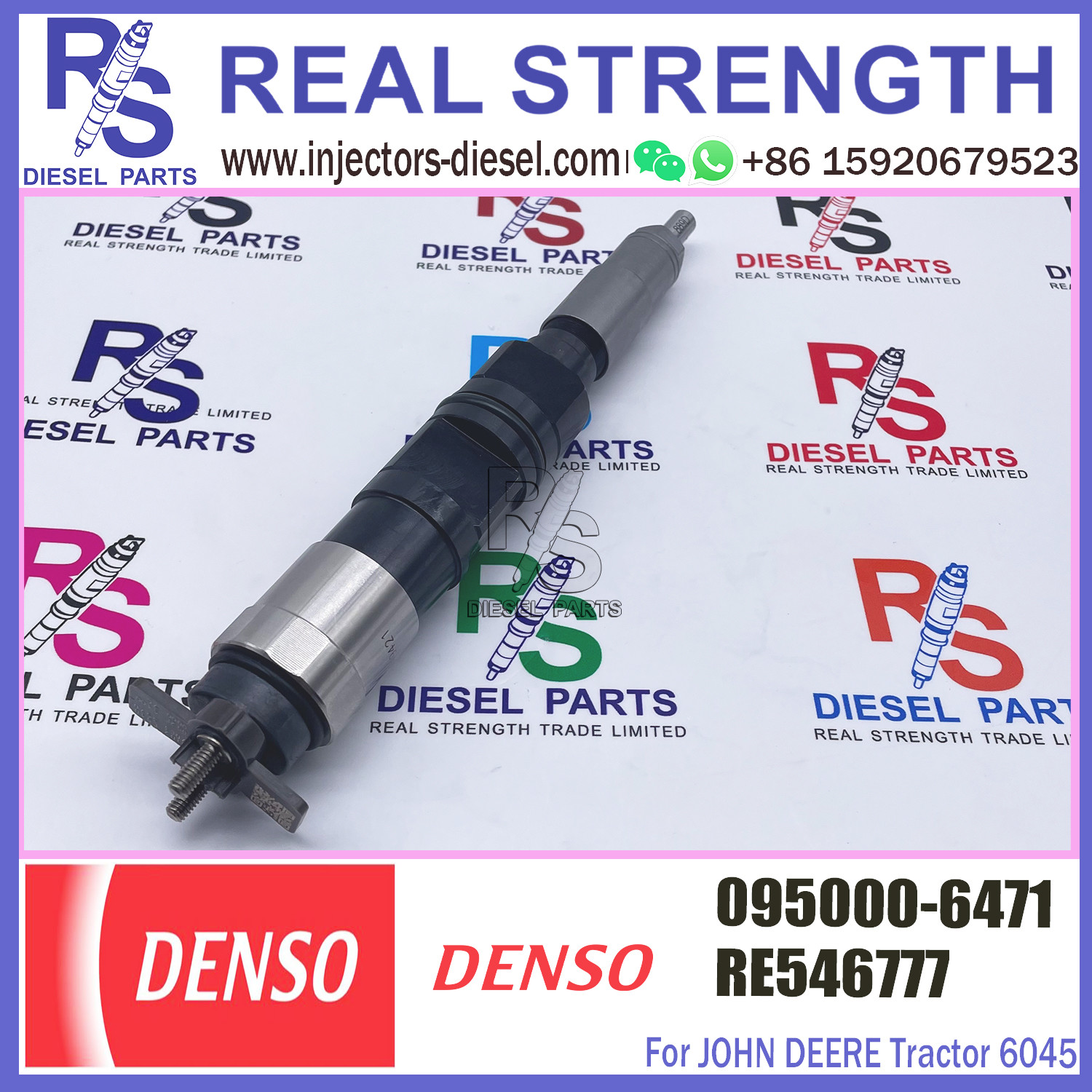 Common Rail Fuel Injector 095000-6470 095000-6471 RE528408 RE529151 RE546777 SE501948 DZ100223