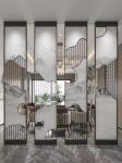 Luxury Stainless Steel Metal Screen Partition Modern Metal Partition Screen