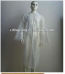 Unisex Disposable Plastic Gowns , Comfortable Disposable Plastic Raincoat