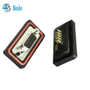 Wholesale Brass Tin Plated Gold Plated Pins D-Sub 9 Female Connectors -55- 105C Operating Temperature Epoxy Resin Sealant Included from china suppliers