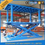 Double Deck Car Parking System , Stable Scissor Hydraulic Portable Garage Car