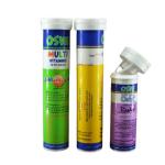 PP Material Candy Plastic Can Tube for Large Capacity Vitamin C Effervescent