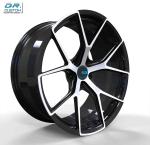 1 Piece Racing Forged Wheels Hyper Black ET25 5x112 18 Inch Rims