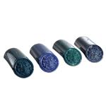 Construction Material Chinese Glazed Roof Tiles Blue Kaolin Clay Villa