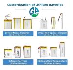 6000mah 8043125 3.7v 1s Rechargeable Lipo Battery Blue With Plug