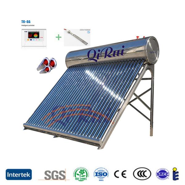 100L-300L Non-Pressurized Stainless Steel Solar Water Heater with Glass Vacuum