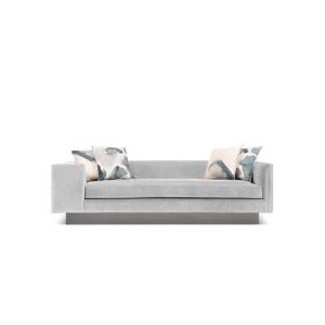 Wholesale New Design Customized Professional Luxury Leisure Sofa Fabric Upholstery Wood Frame Metal Legs from china suppliers