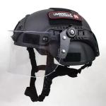 Military Helmet MICH2000 Helmet + Transparent Riot Helmet Protection Mask Police