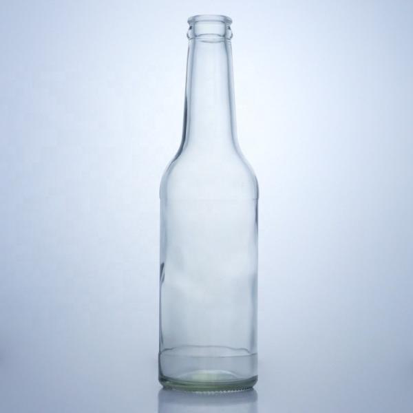 Flint Glass 276ml Brandy Vodka Tequila Glass Bottle With Cork For Body Material