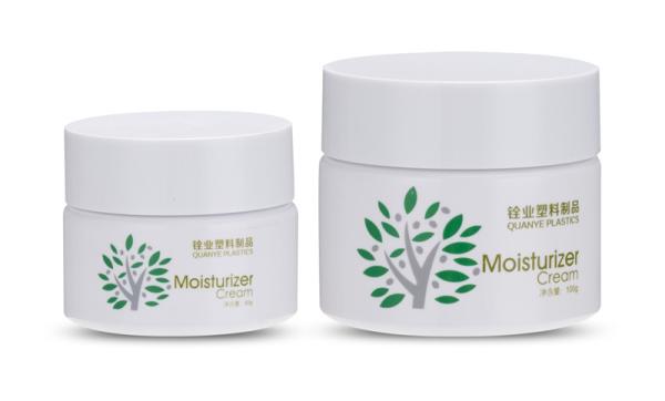 PETG Cosmetic Empty Plastic Jars With Lids For Anti Wrinkle , 50ml Cosmetic