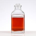 Acceptable Customer's Logo 750ML Square Round Glass Empty Wine Bottle in Custom