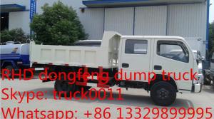China best price Japan ISUZU brand twin cabs 3tons-5tons dump truck for sale, ISUZU brand LHD mini dump tipper truck pickup on sale