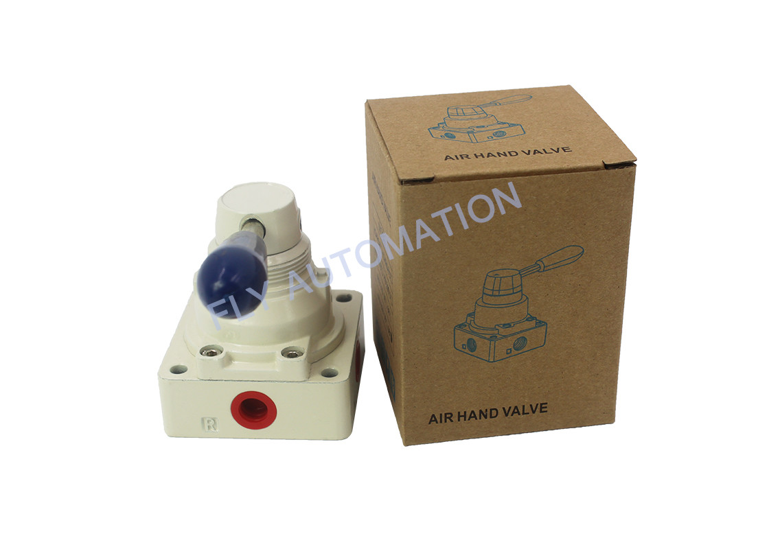 AIRTAC 4HV330-08 Manual Pneumatic Valve 4 Way 2 Position Hand Lever 1/4" BSPT Center Closed