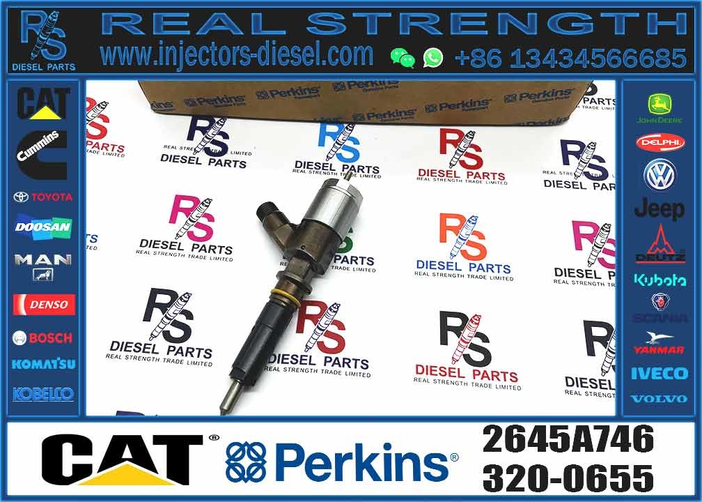 2645A746 320-0677 High quality Brand New Diesel Common Rail fuel Injector 2645A746 320-0677 for Caterpillar C6.6 Engine