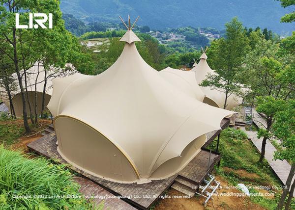 Multi Functional Outdoor Indiana Tent With High Peak Tents For Resort Or