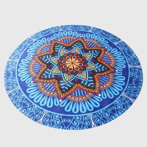 Wholesale Customized Pattern Natural Rubber Mat / Mandala Printed Meditation Mat from china suppliers
