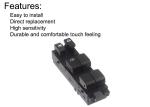 ABS Universal Electric Window Switch Nissan FRONTIER XTERRA Left Driver Side
