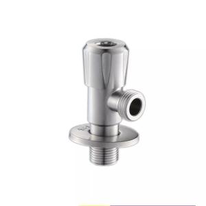 Wholesale Stainless steel toilet bath fittings 1/2 wall mounted hand controlled bathroom water stop black kitchen corner valve from china suppliers