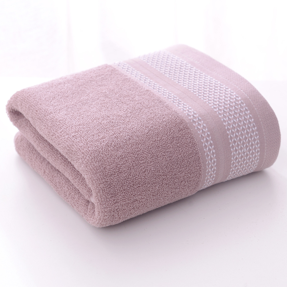 Thickened Plain Color Beauty Salon Gift Advantage of Soft Absorbent Cotton Bath Towel