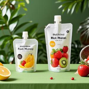 Wholesale Eco-Friendly Jelly Spout Pouch 200ml500ml Leak-Proof Resealable Stand-Up Bags for Juice, Baby Food &amp; Energy Drinks | Sustainable Custom Packaging from china suppliers