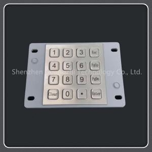 China Washable Usb Numeric Keypad Stainless Steel Material 4x4 Matrix Layout on sale