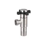SS304 1 2 Angle Stop Valve Toilet With Hpb 57-3 Cartridge