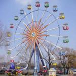 Antique Ferris Wheel Rated Load 72 Riders Height 30m Luxury Design