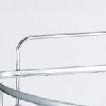 Effortless 2 Tiers Iron Wire Hanging Shower Organizer No Drilling Required