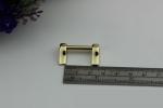 Fashion bag light gold color zinc alloy metal fitting 20 mm arch bridge for