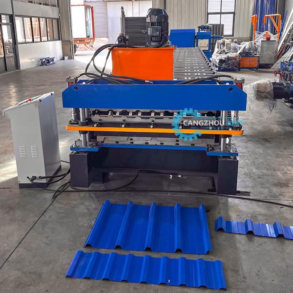 Double Layer Steel Corrugated&Trapezadial Color Steel Roof Sheet Roll Forming