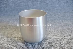 China Golden Silver Stainless Steel Beer Cup Eco Friendly Chic Cups 9cm Height on sale