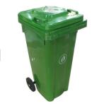 Outdoor Plastic Molded Products , Recycling Commercial Garbage Cans With Lid