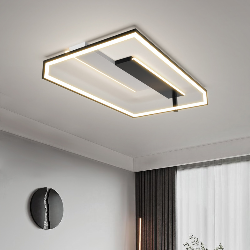 Modern Living Room Ceiling Lights Nordic Creative Atmospheric Bedroom Room square ceiling light(WH-MA-295)