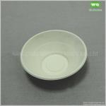 24oz Biodegradable Bagasse Bowl With Clear PET Lid, Eco-Friendly Natural Plant