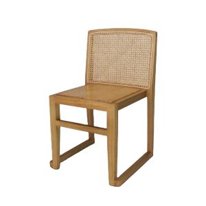 Wholesale Stackable Wicker Chair with Rattan Back and Solid Wood Seat for Wedding Outdoor Cafe Dining Room Furniture from china suppliers