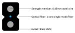 GJXH Indoor FTTH Drop Cable 1core Mechanical ISO Approval