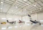 Custom Color Modular Airport Hangar Construction Kit Airplane In Hangar