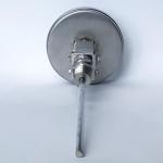 All Stainless Steel 0-100C Stem Bimetal Dial Thermometer 100mm Tanks