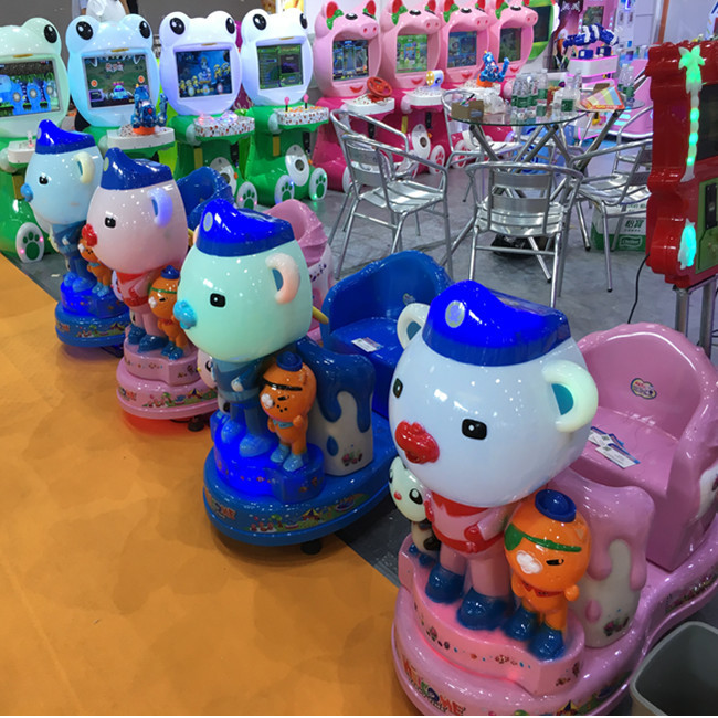 40w Plastic Custom Children 's Amusement Park Rides / Coin Operated Kiddie Rides