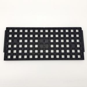 JEDEC Standard Tray Ultrasonic Cleaning Black High Temperature IC Trays