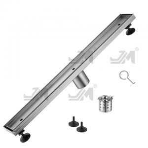 Wholesale 24 Inch Rectangle SS Shower Drain , Linear Floor Drain For Shower Bathrooms from china suppliers