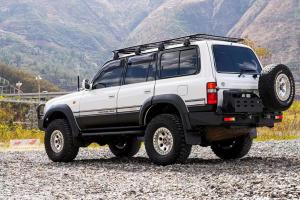 Wholesale OEM Offroad Rear Bumper 4x4 Bull Bar For LC80 Land Cruiser 80 Series from china suppliers