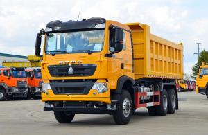 Wholesale Used 10 Tires Tipper Truck 6.3 Meters Box 400hp Howo TX7 Front Lifting 12-Speed Manual from china suppliers