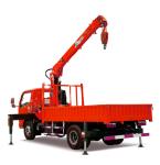 Dongfeng 5 Ton Truck Mounted Crane 4x2 Dump Truck Mounted Knuckle Boom Crane