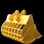 5 Tonne Mini Excavator Skeleton Bucket Sieve Bucket Excavator For Sorting Debris
