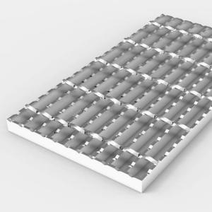 Wholesale 50mm Hot Dip Grating Serrated Galvanized Anti Slip Welding from china suppliers
