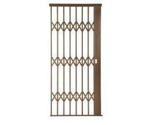 Wholesale High safety Aluminium Burglar Trellis door made of high strength aluminium profiles and Slam dead lock and wheels from china suppliers