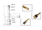 0.625'' Rim Hole Brass Valve Stem Clamp In TR572 For Truck And Bus