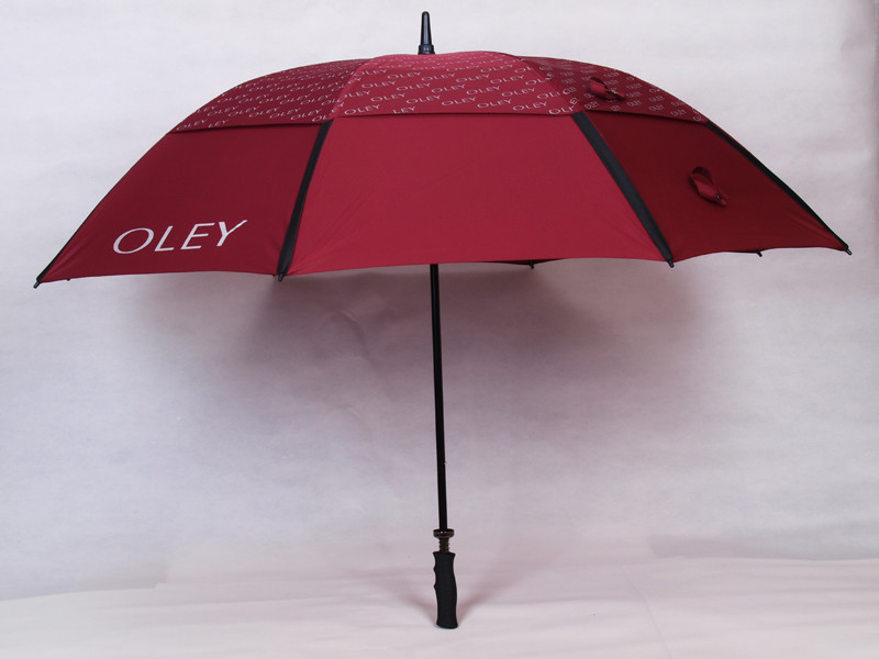 Letter Printed Windproof Golf Umbrellas For Men